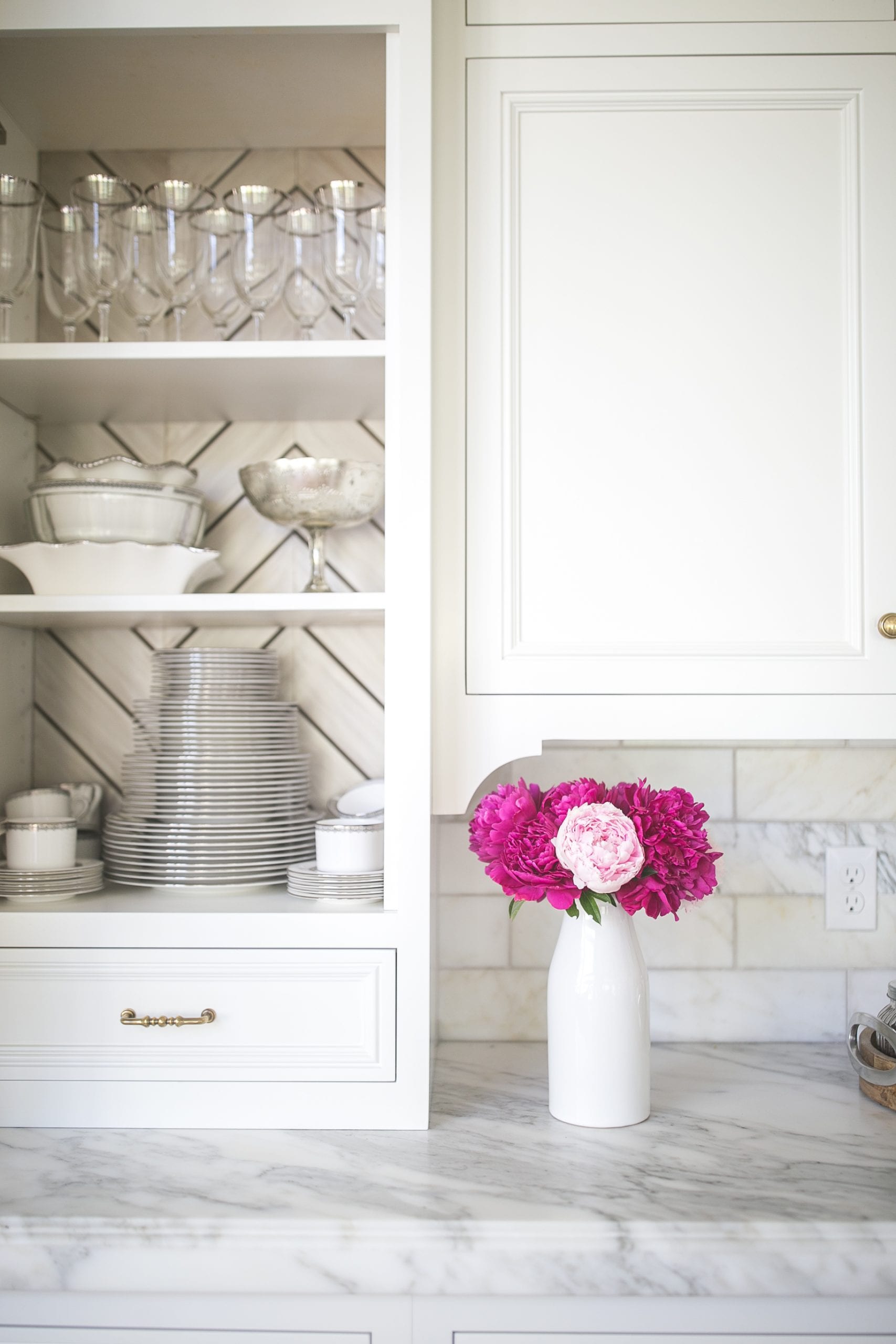 kitchen built in china cabinet