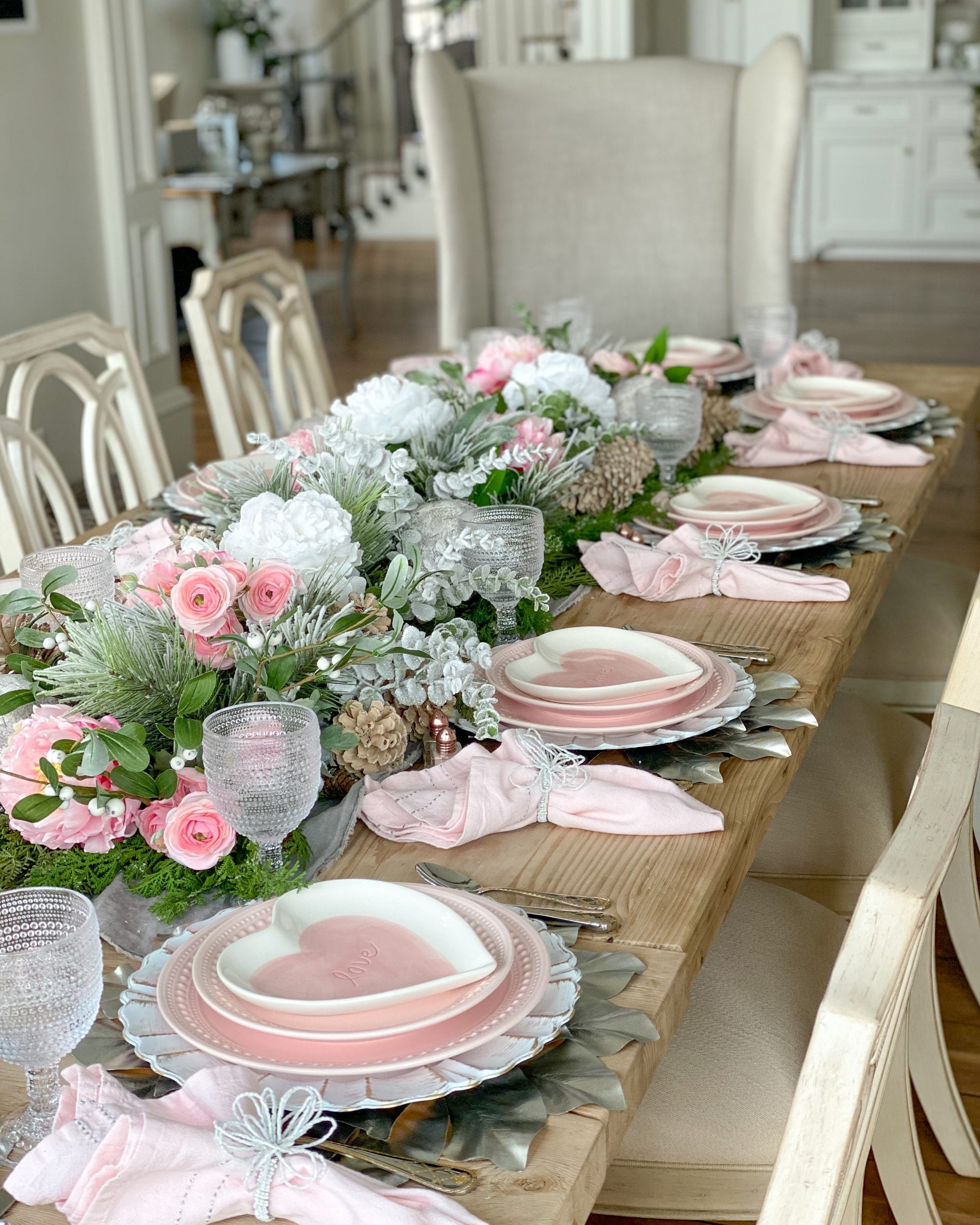 Valentines Day Tablescape  Decorating Your Home With Holly J