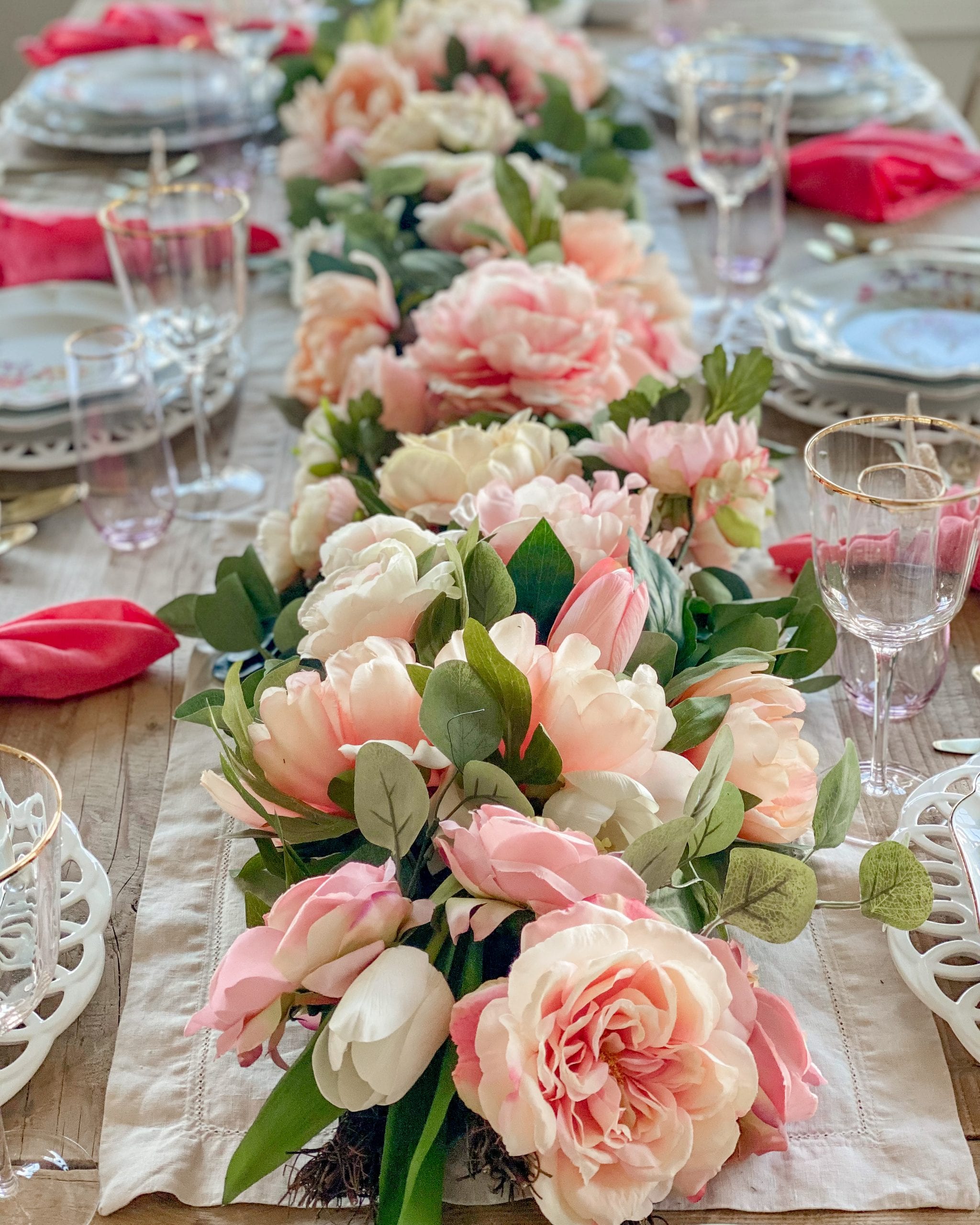 centerpiece easter table