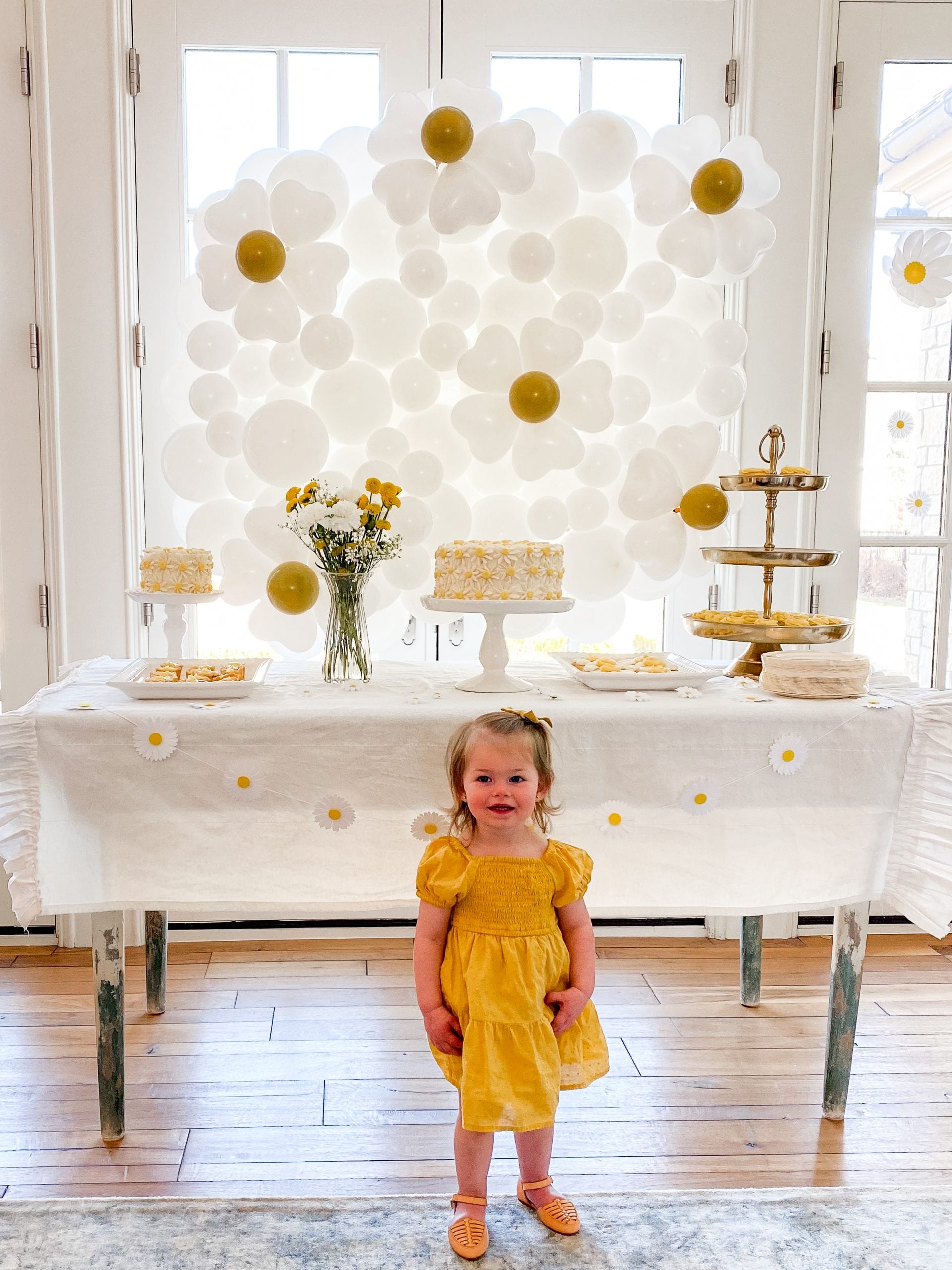 Daisy Themed Baby Shower