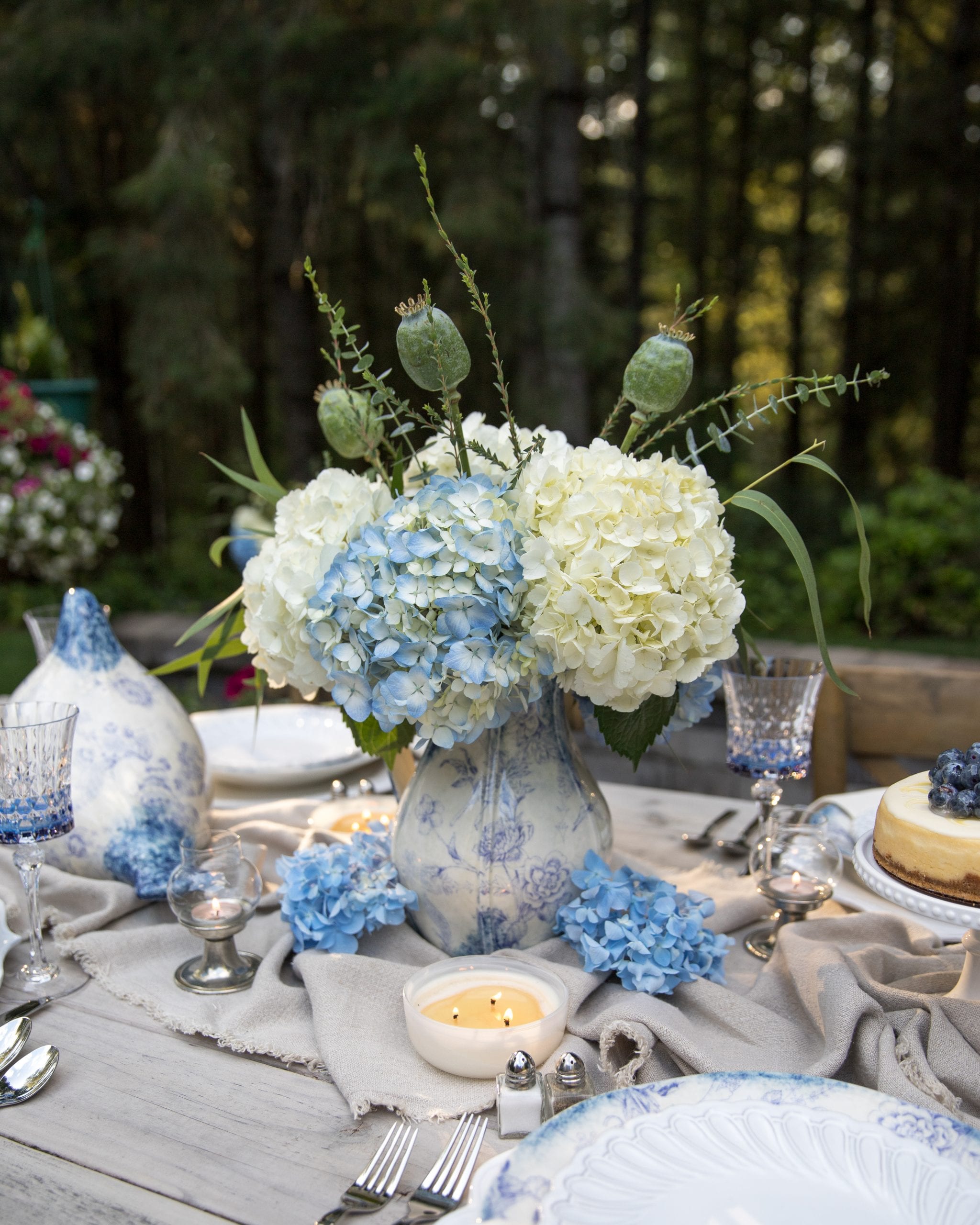 dinner table centerpieces