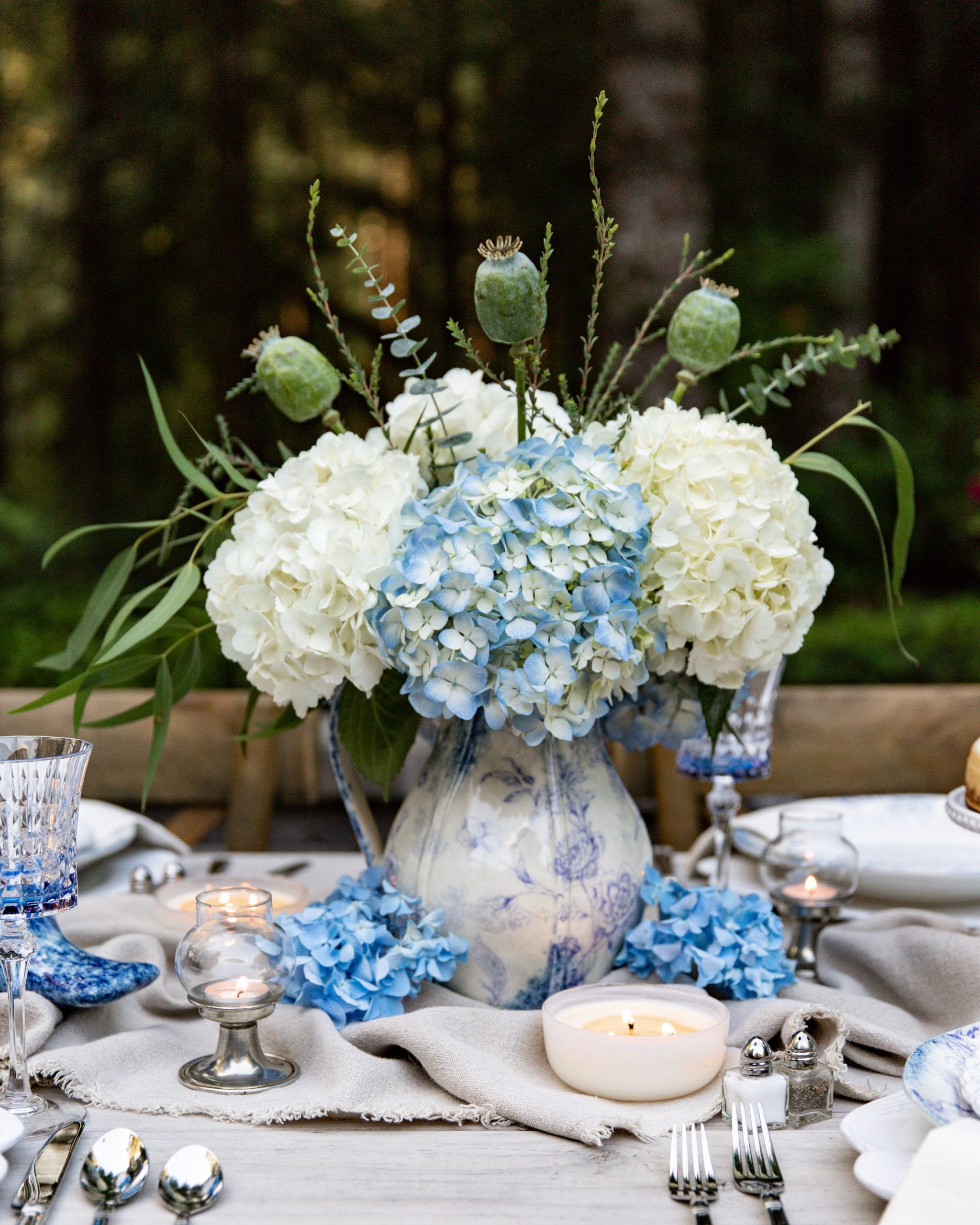 floral table centerpiece