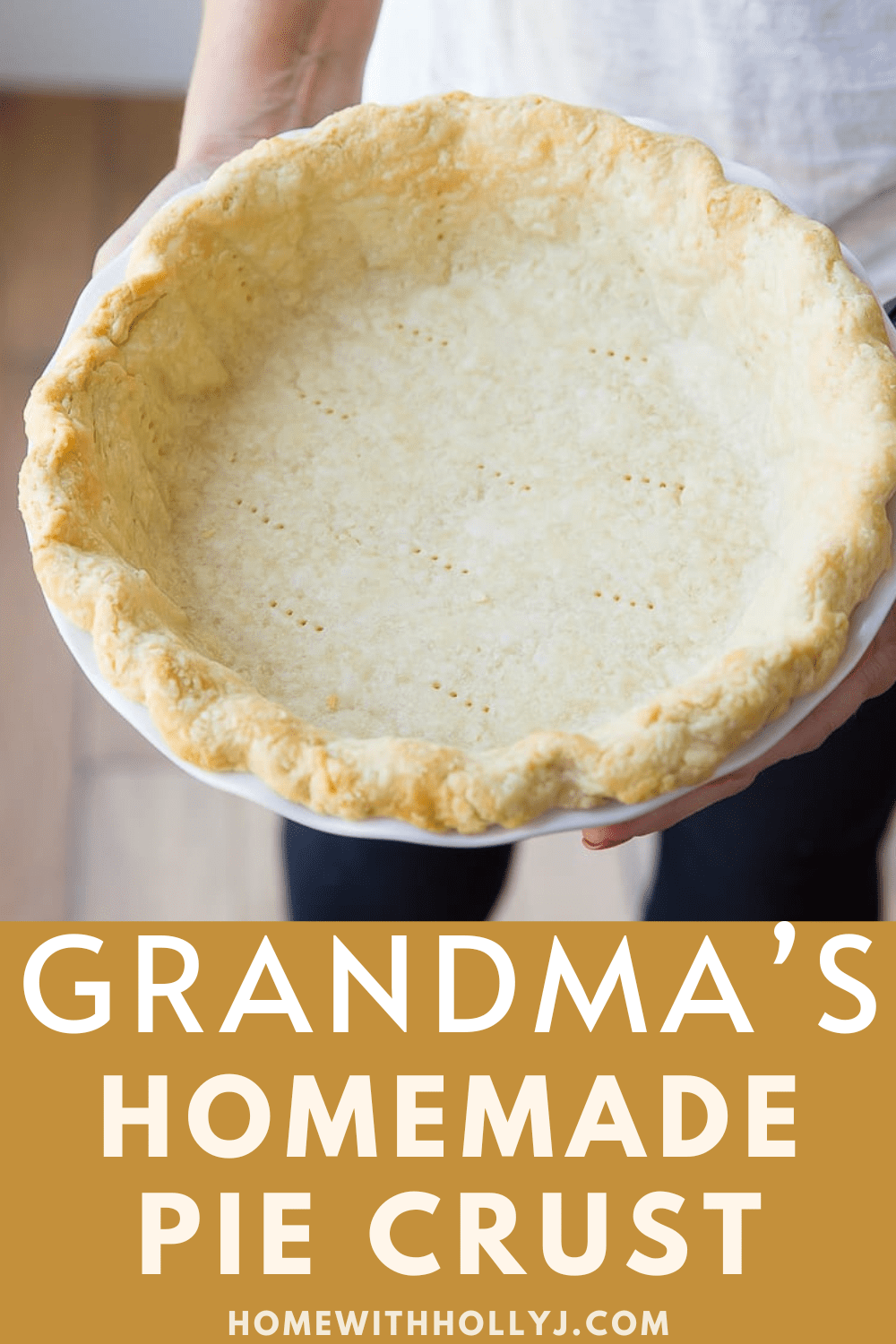 My grandma's homemade pie crust recipe is the best. It's so delicious, easy to make, and a favorite of our family.