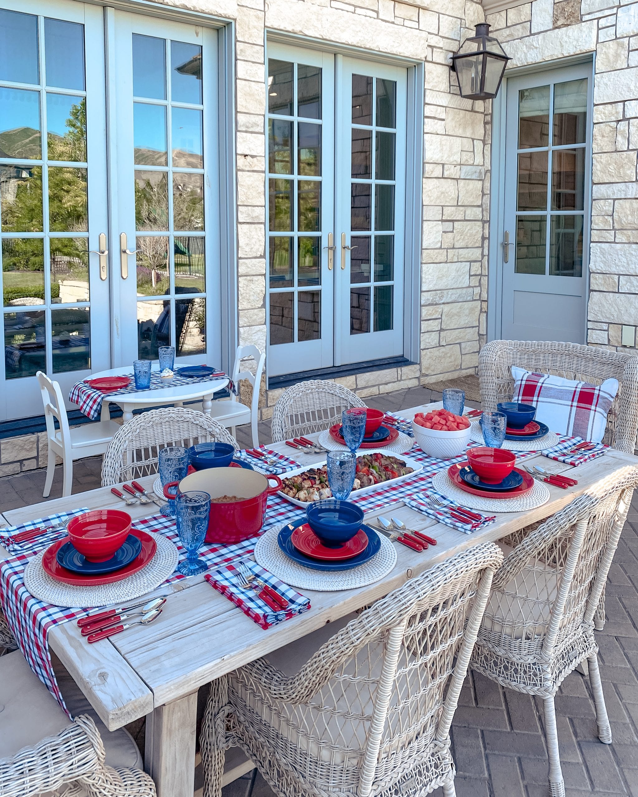 Fourth of July tablescape