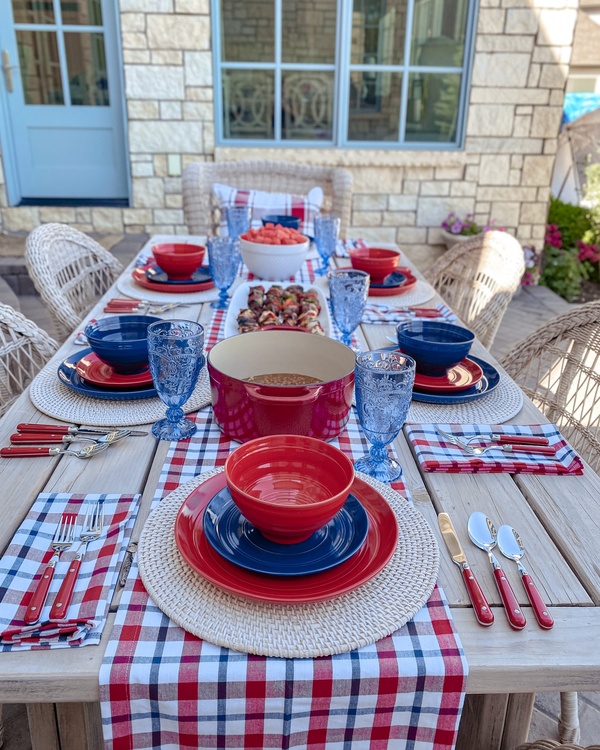 patriotic tablescapes