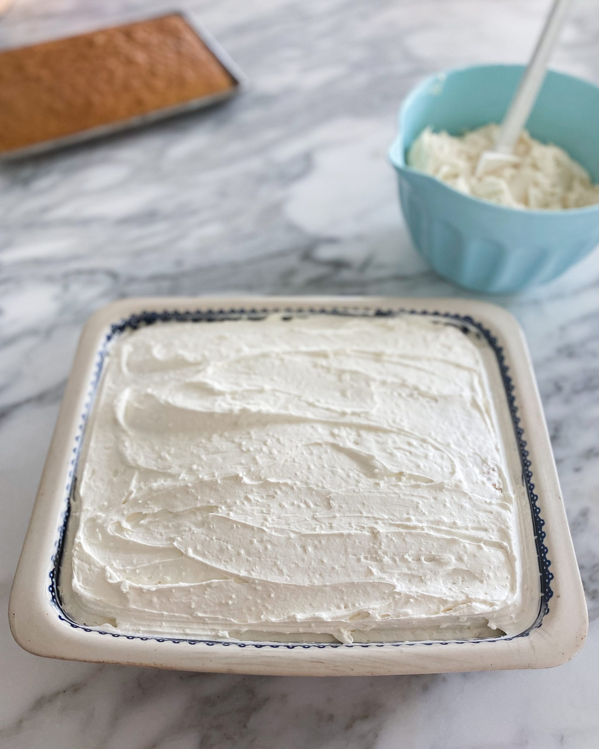 flag cake assembly