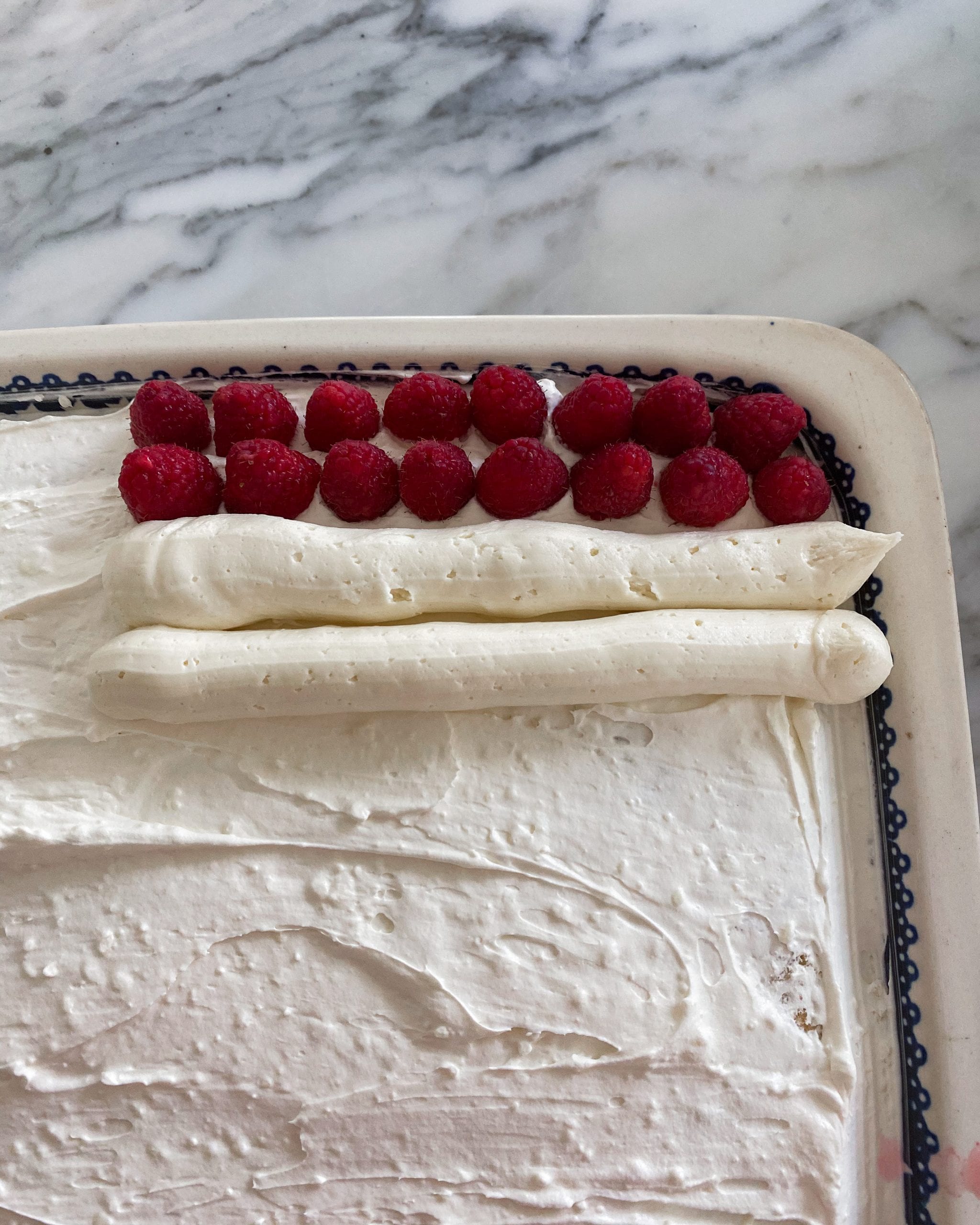 American Flag Cake - Two Sisters