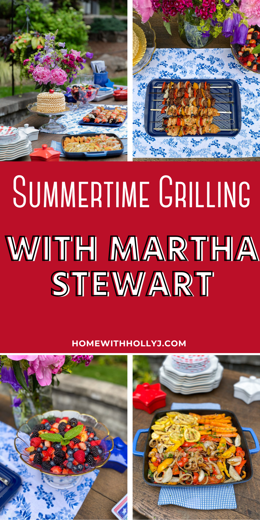 It's the perfect time for an outdoor summer BBQ and grilling with Martha Stewart. Learn my best tips on entertaining and hosting!