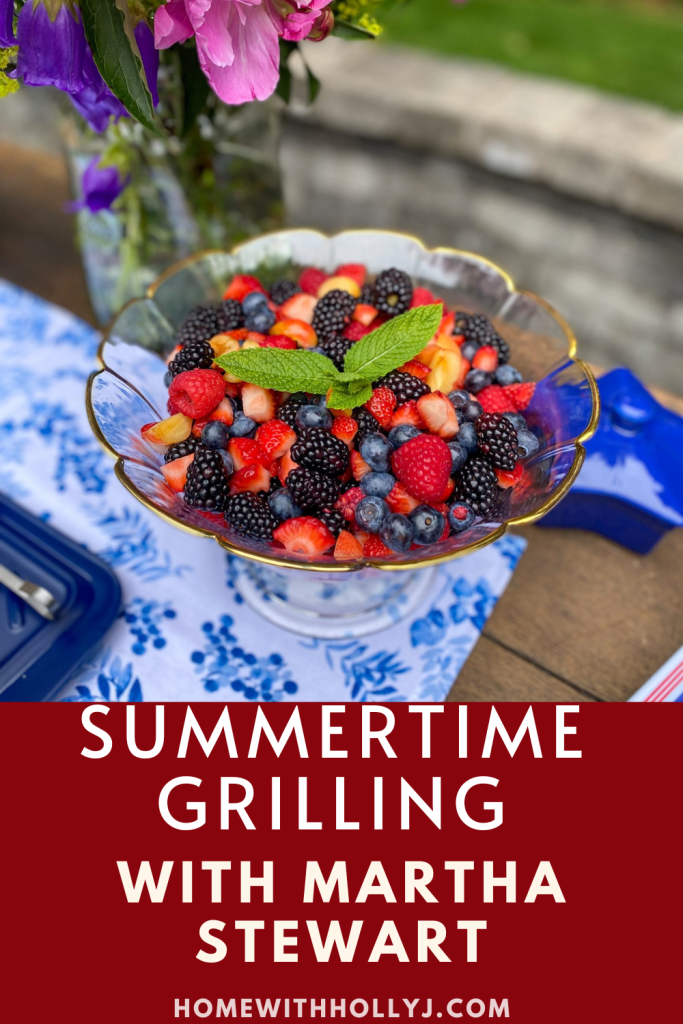 It’s the perfect time for an outdoor summer BBQ and grilling with Martha Stewart. Learn my best tips on entertaining and hosting!