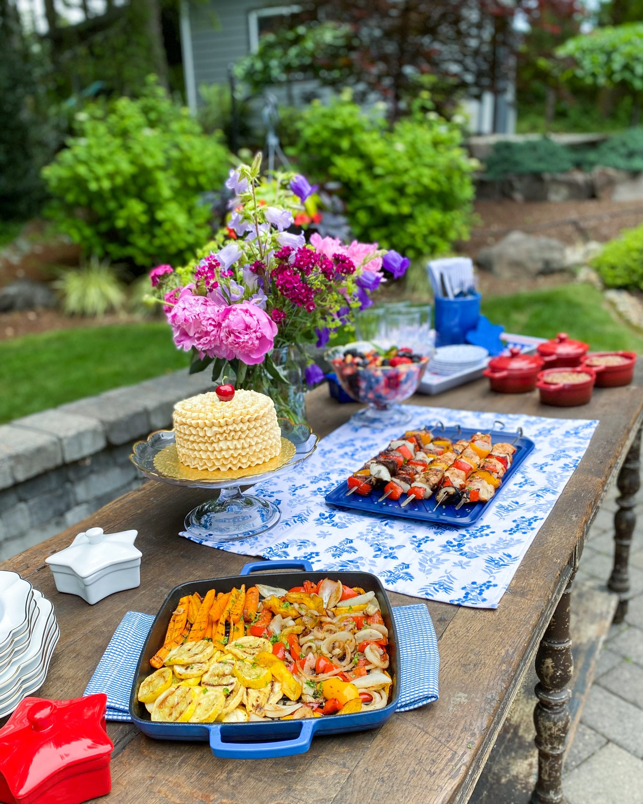 martha stewart buffet table