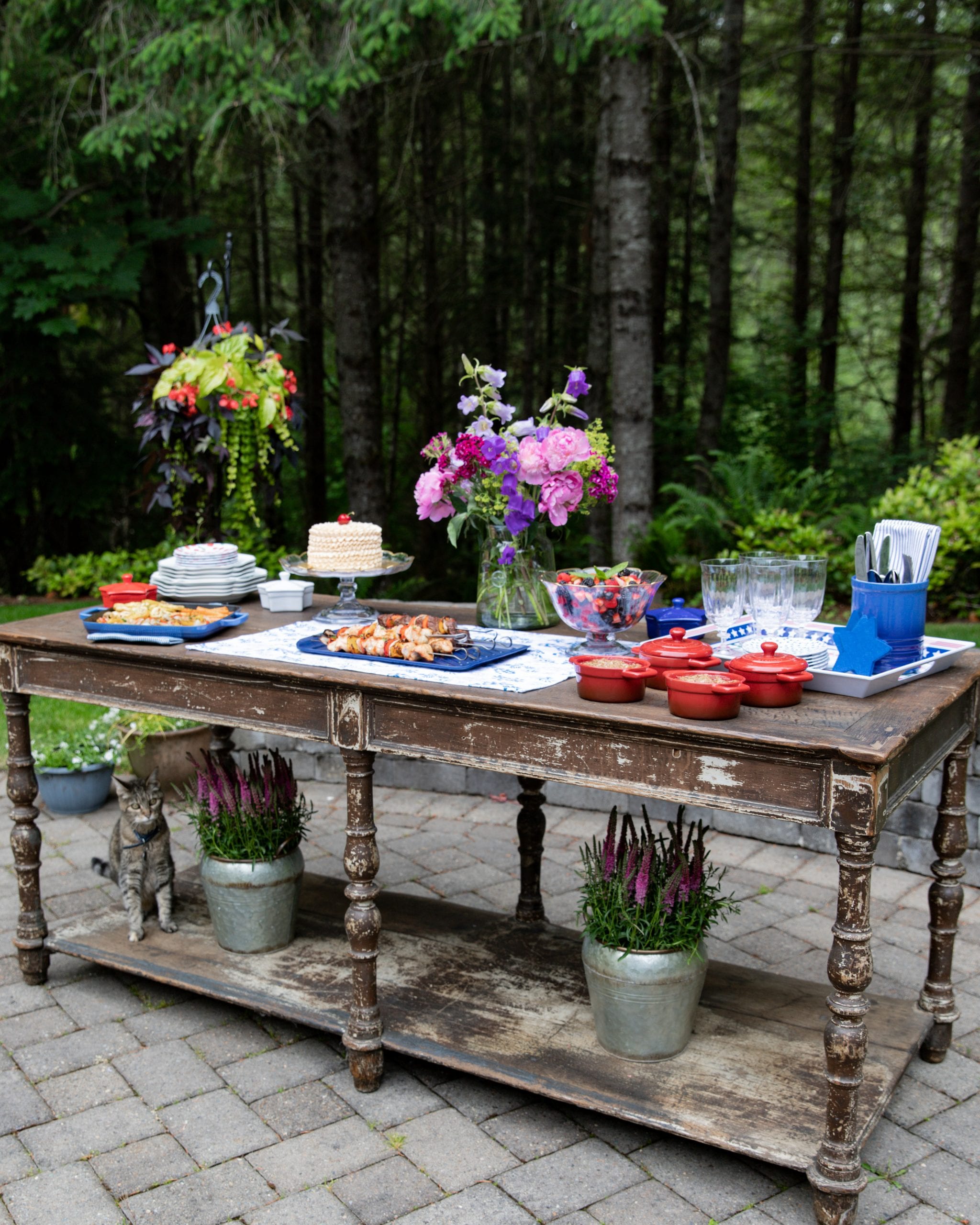 Outdoor Summer BBQ Grilling With Martha Stewart