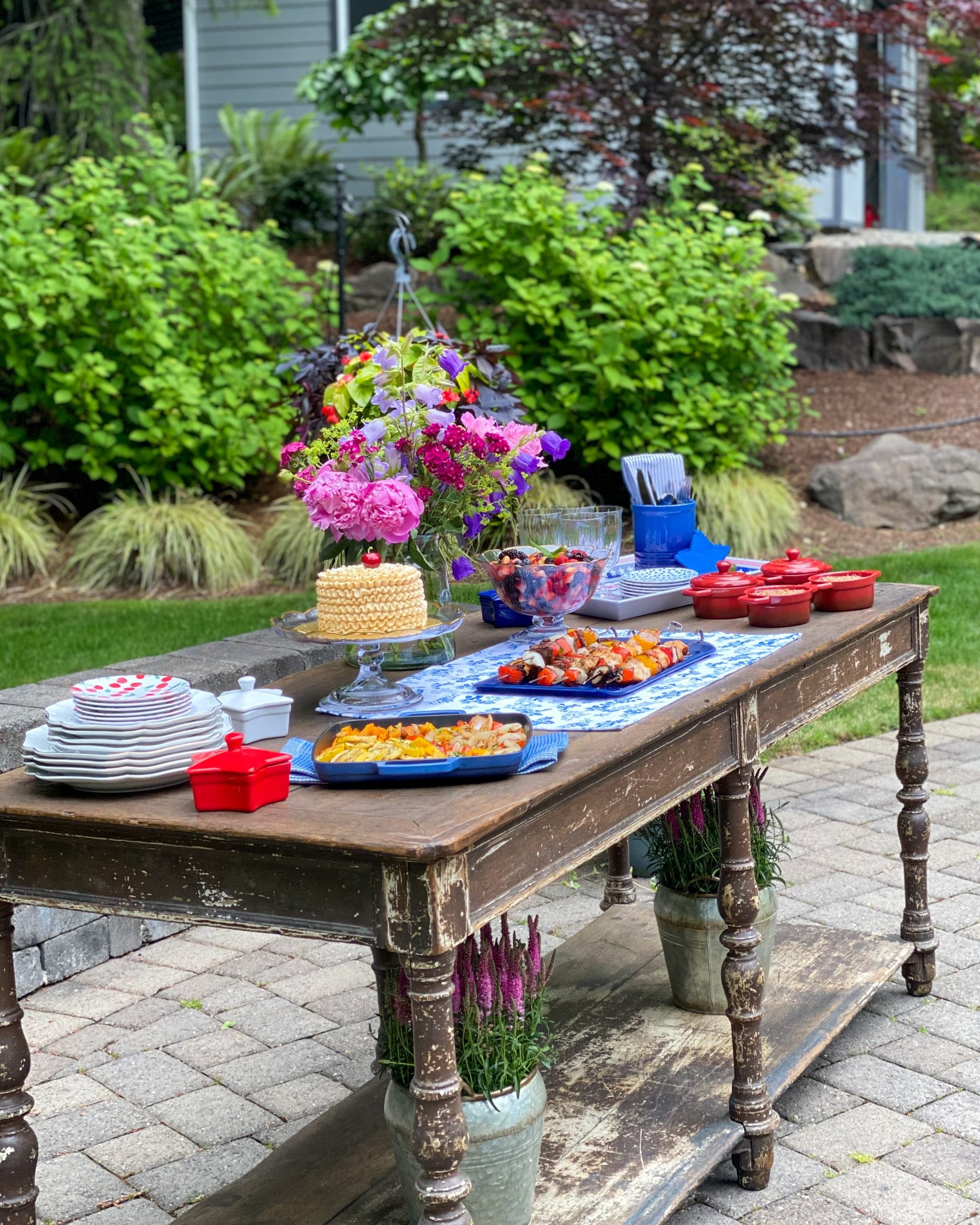 Outdoor Summer BBQ Grilling With Martha Stewart Collection