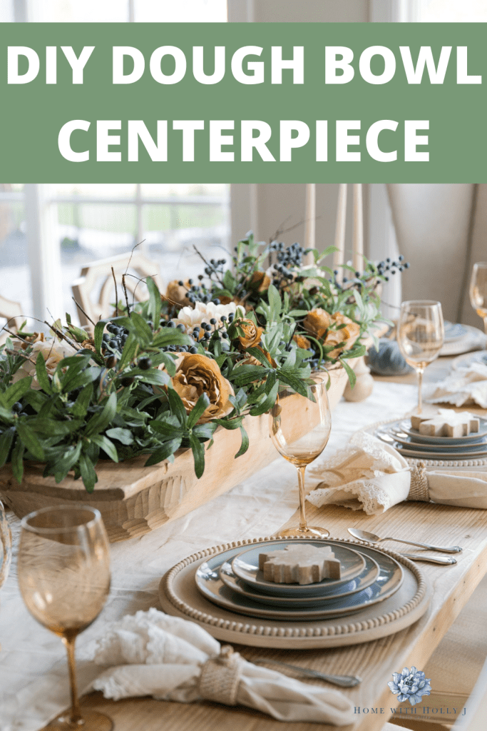 Dough Bowl Floral Centerpiece