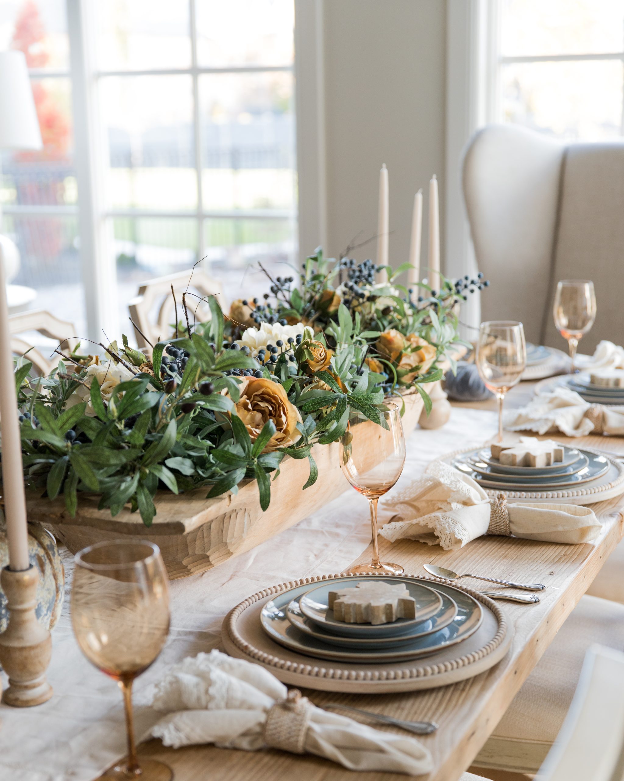 Decorating with Dough Bowls for the Harvest Season