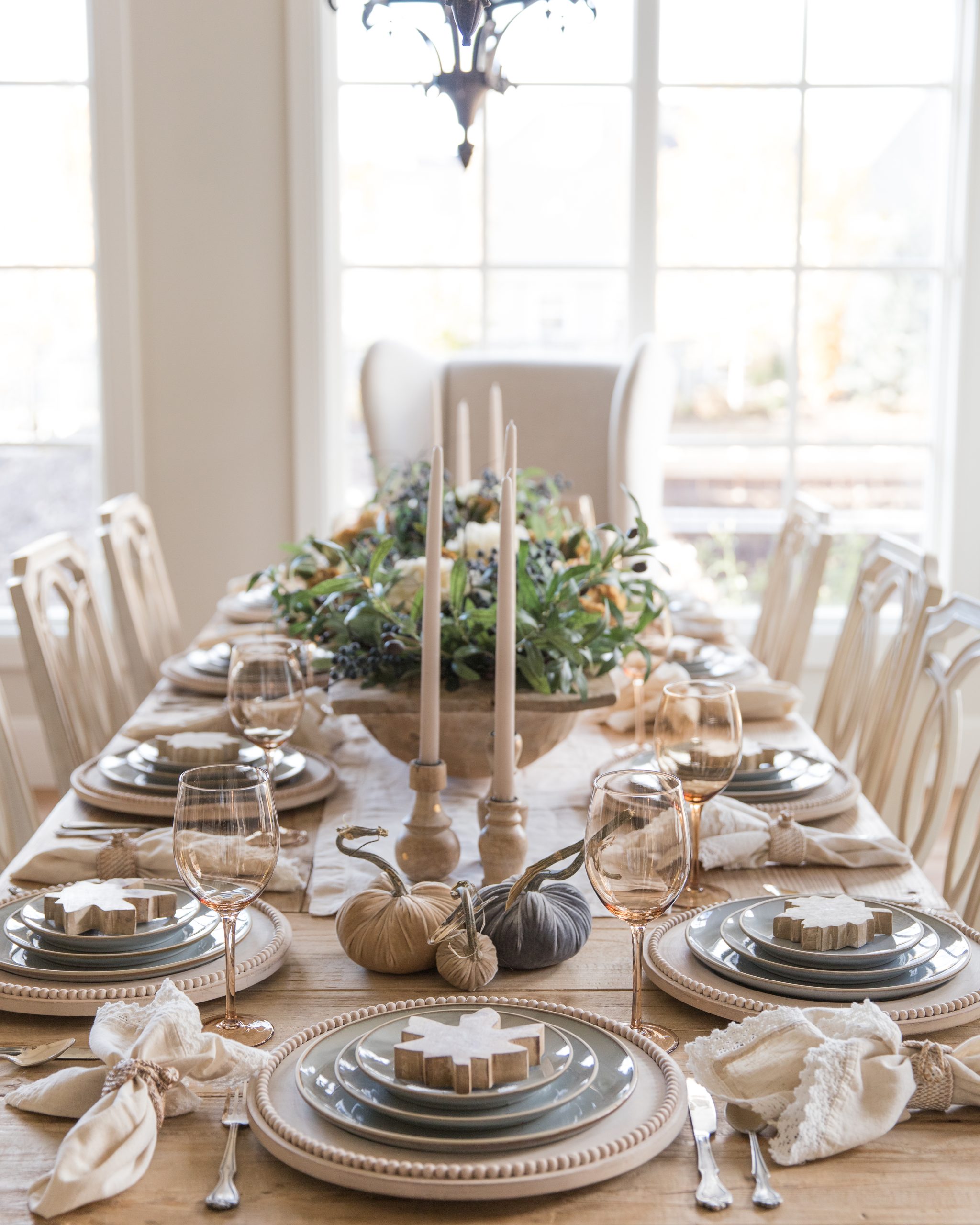 fall tablescape