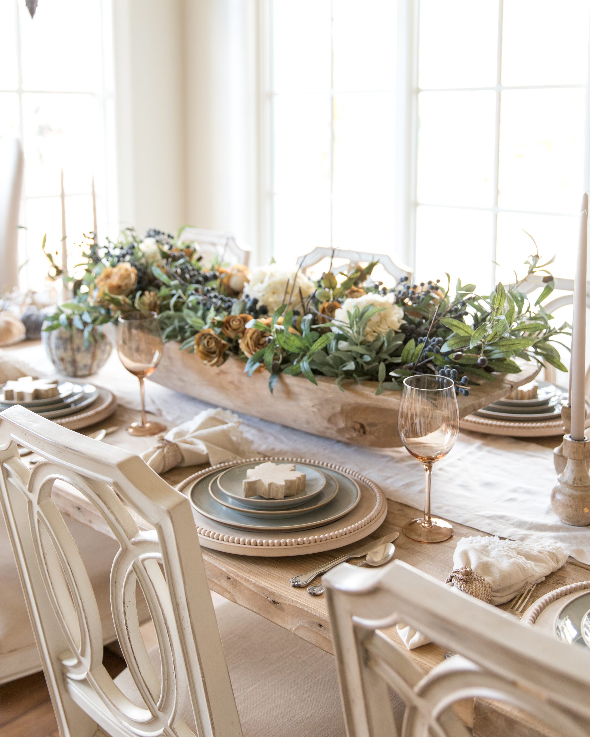 How to Create a Fall Dough Bowl Centerpiece