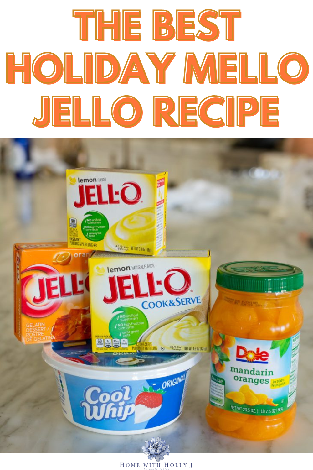 Sharing how to make this lemony Mello Jello holiday jello recipe for the whole family to enjoy! Perfect recipe for the holidays.