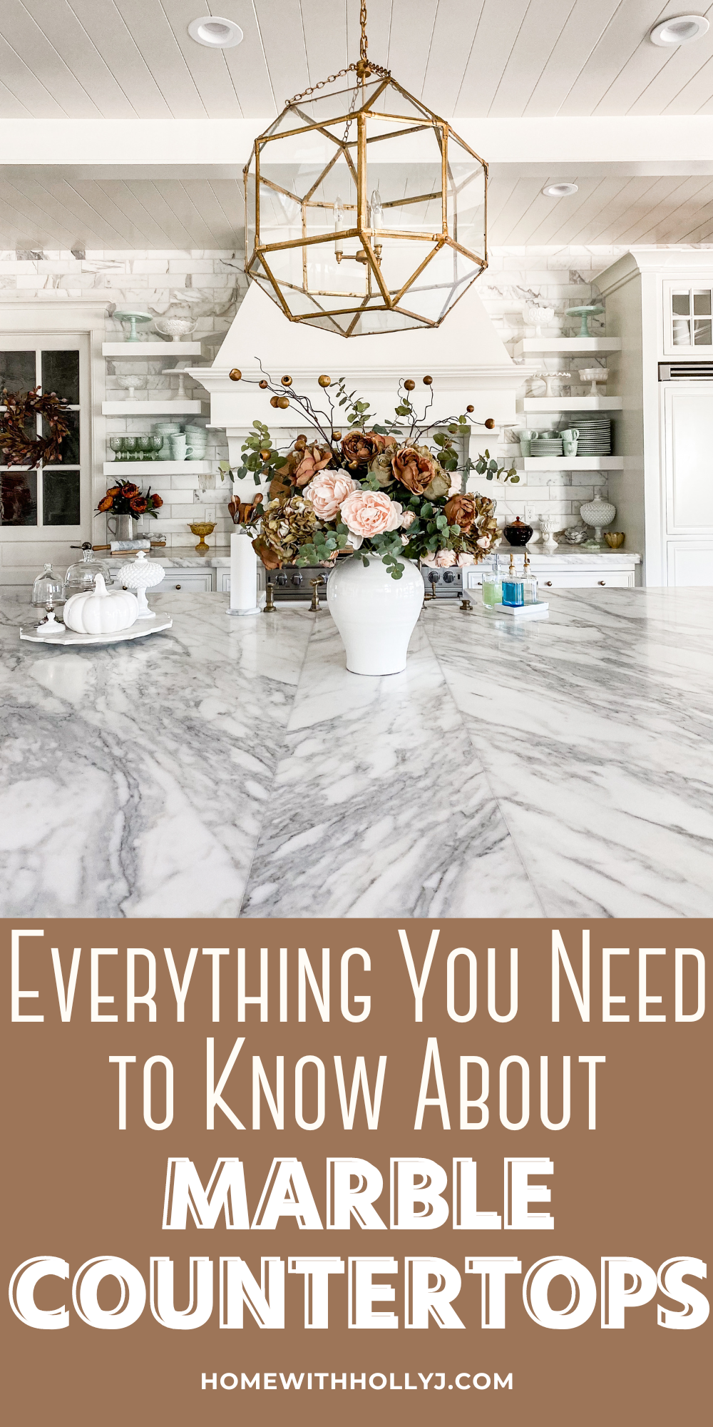 Sharing the pros and cons about marble countertops in the kitchen including how to clean them and take care of them.