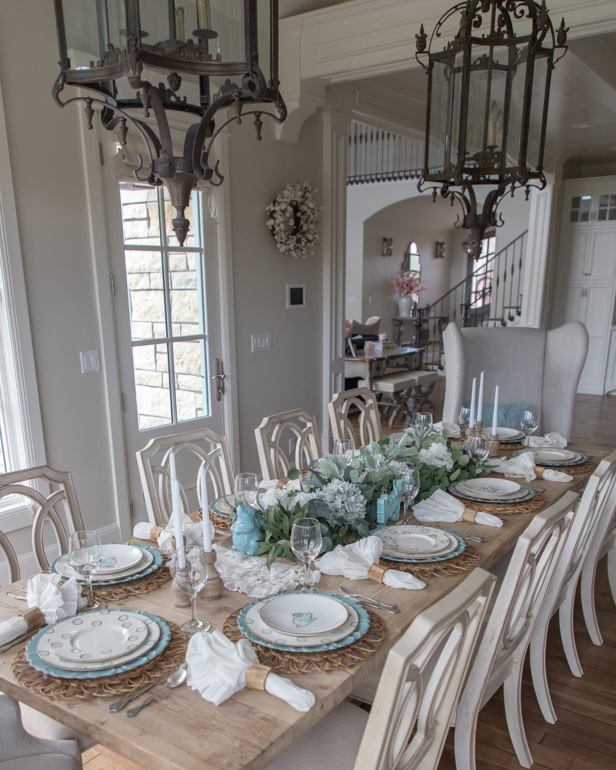 easter tablescape