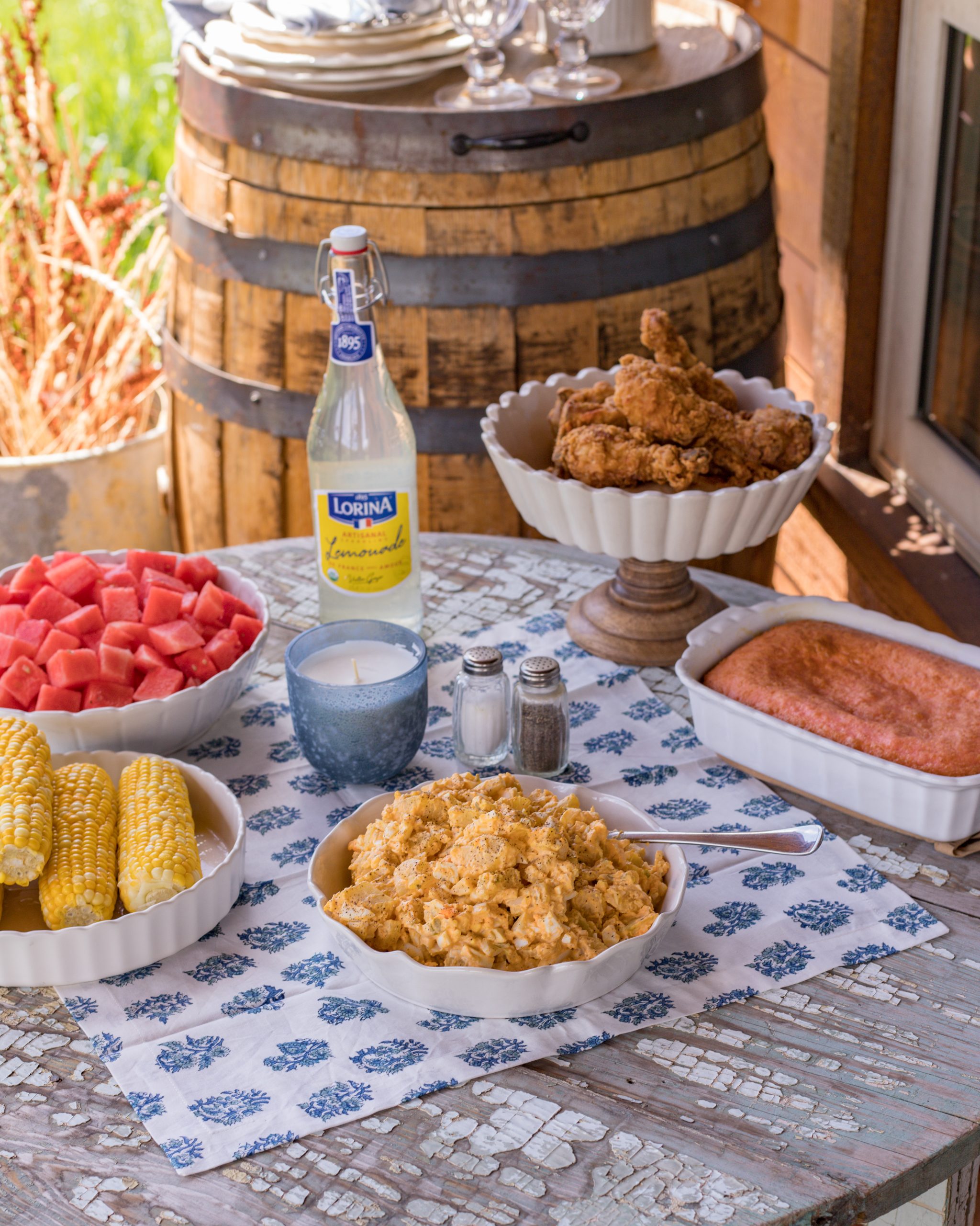 picnic on the porch, summer recipes, side dish, salad recipe, mayo