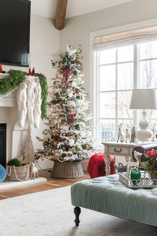 Living Room Christmas Decor Ideas medium sized tree