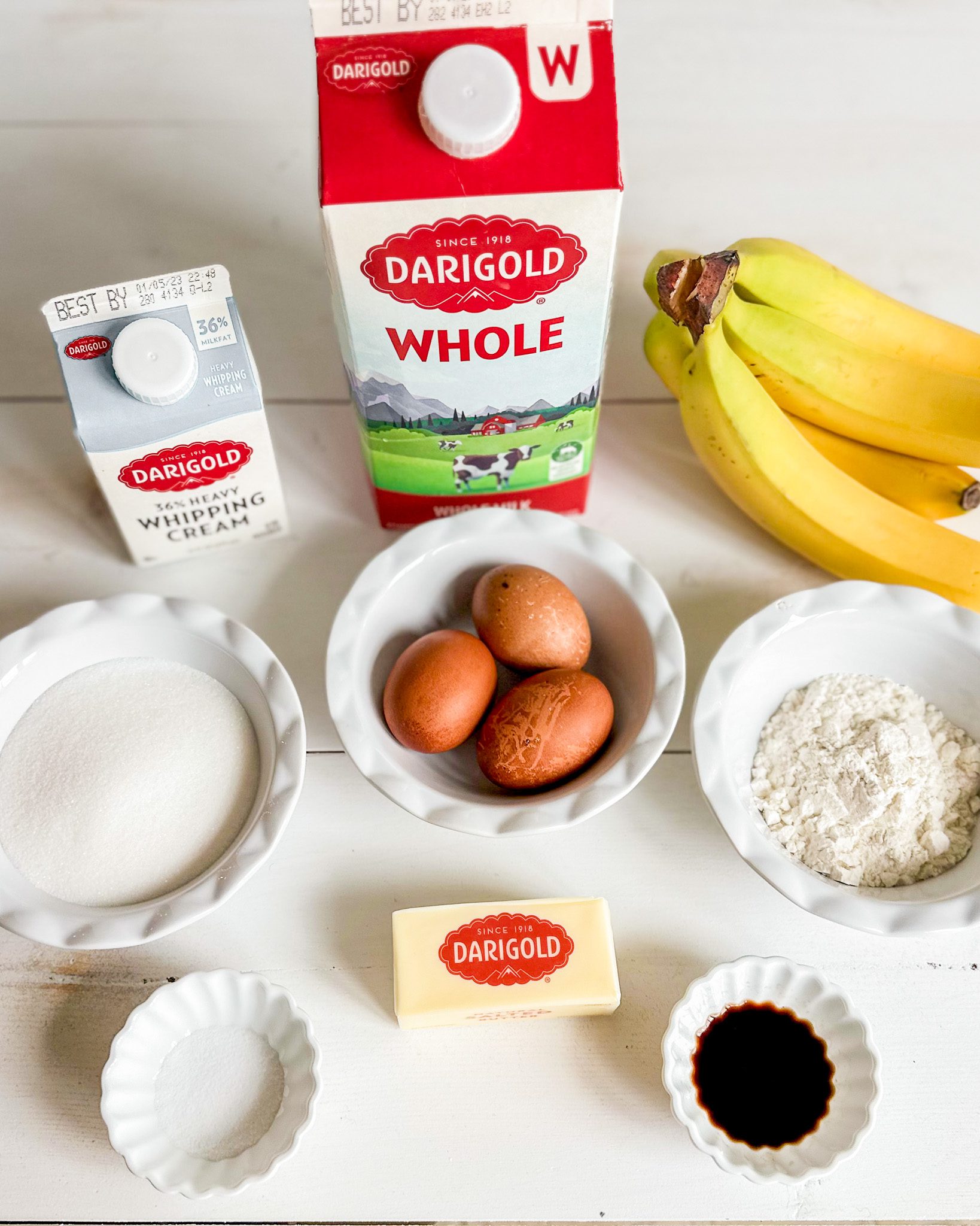 banana cream pie ingredients