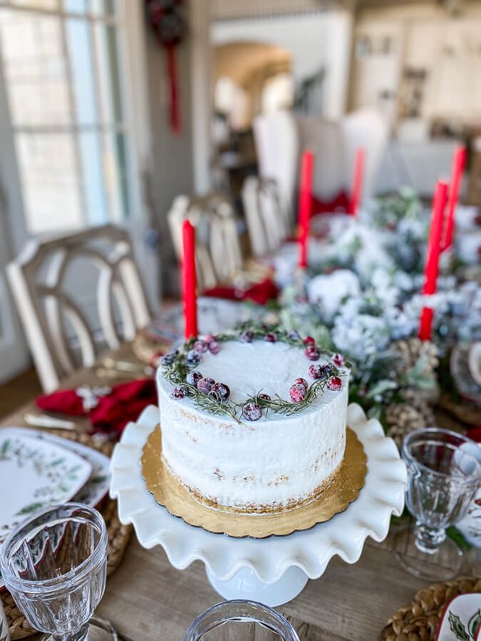 Red and Green Christmas Tablescape - Home With Holly J