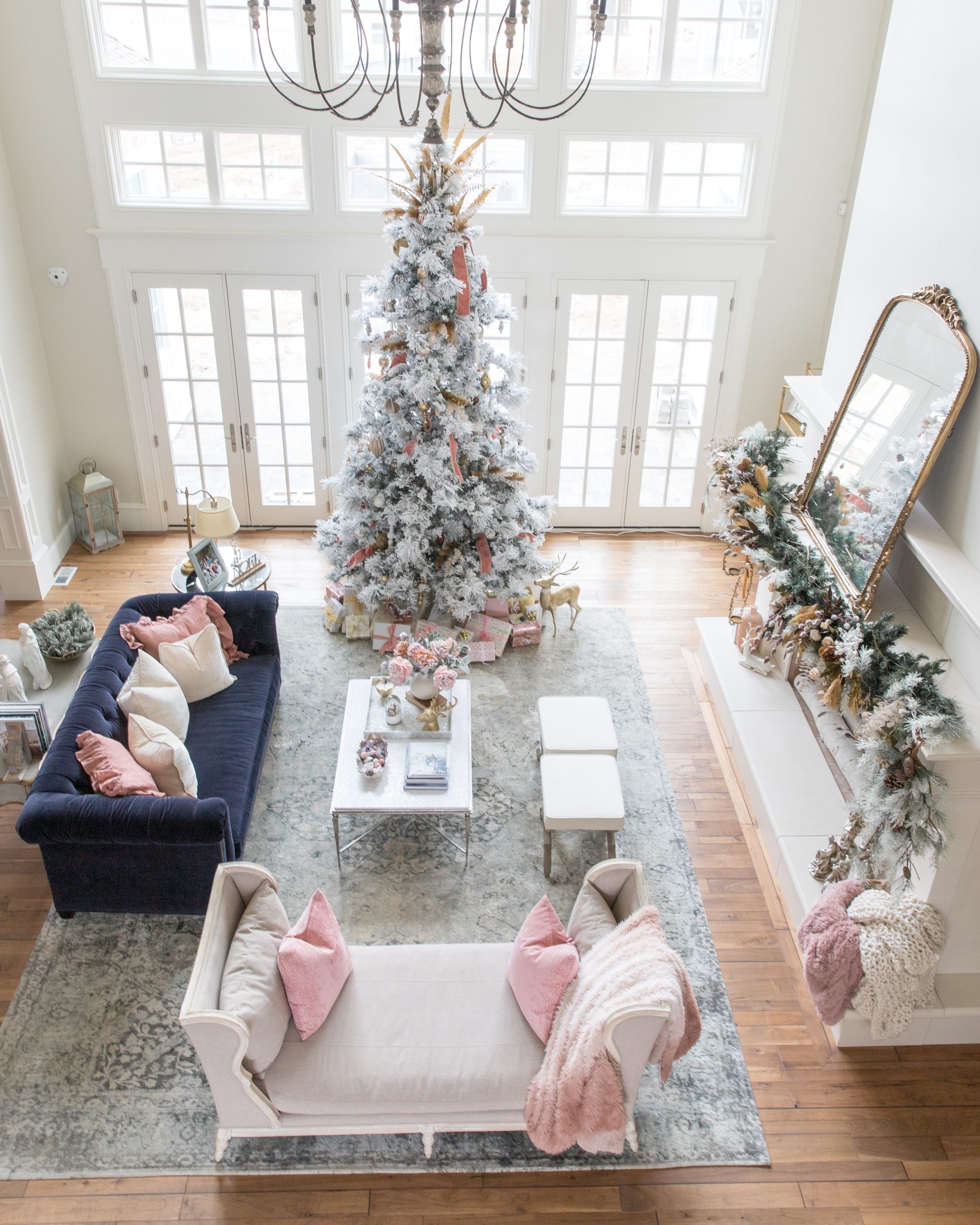 The Most Beautiful Christmas Living Room - Home With Holly J