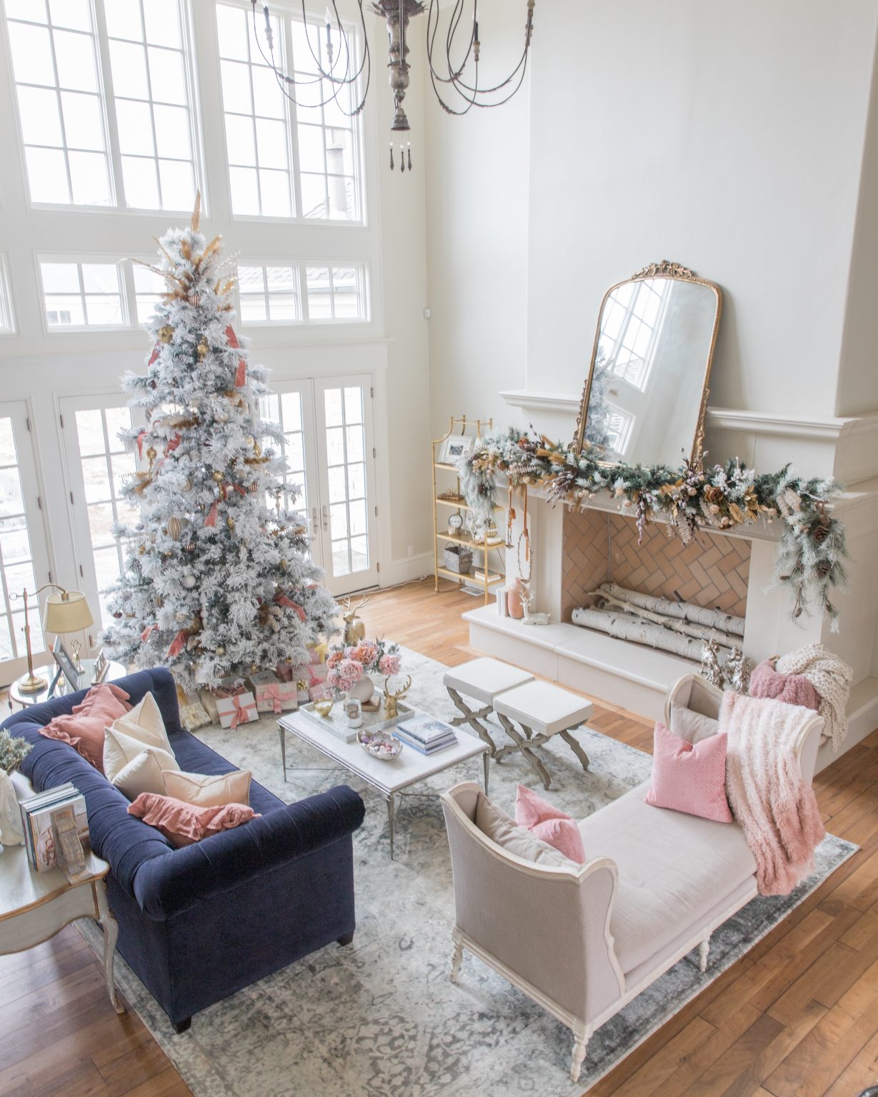 The Most Beautiful Christmas Living Room - Home With Holly J