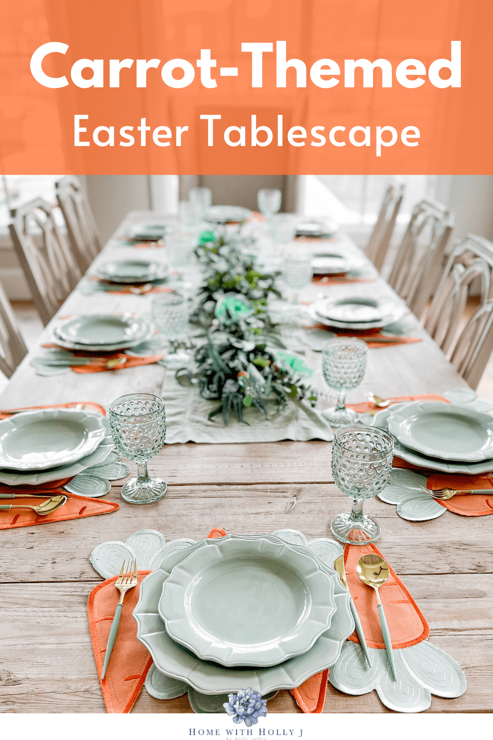 A great addition for your spring and Easter tablescape! Such a fun