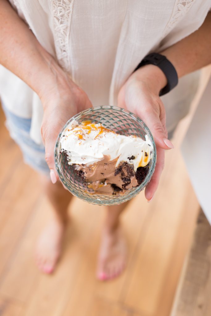 Salted Carmel Chocolate Trifle