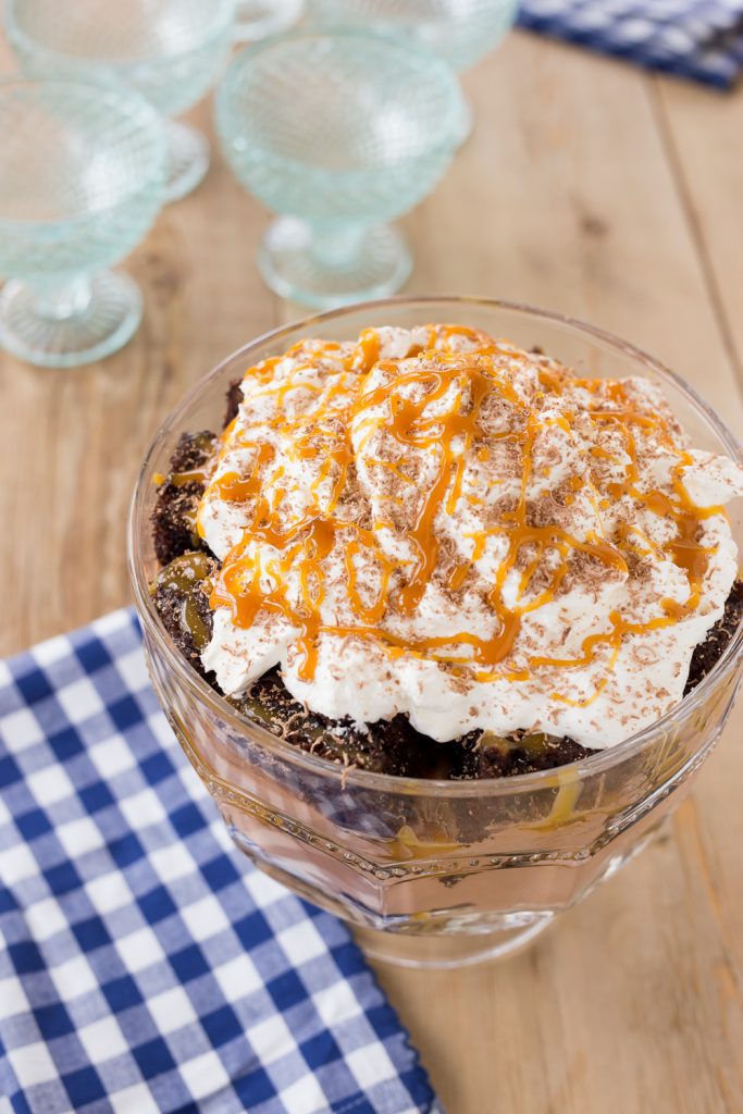 Salted Carmel Chocolate Trifle