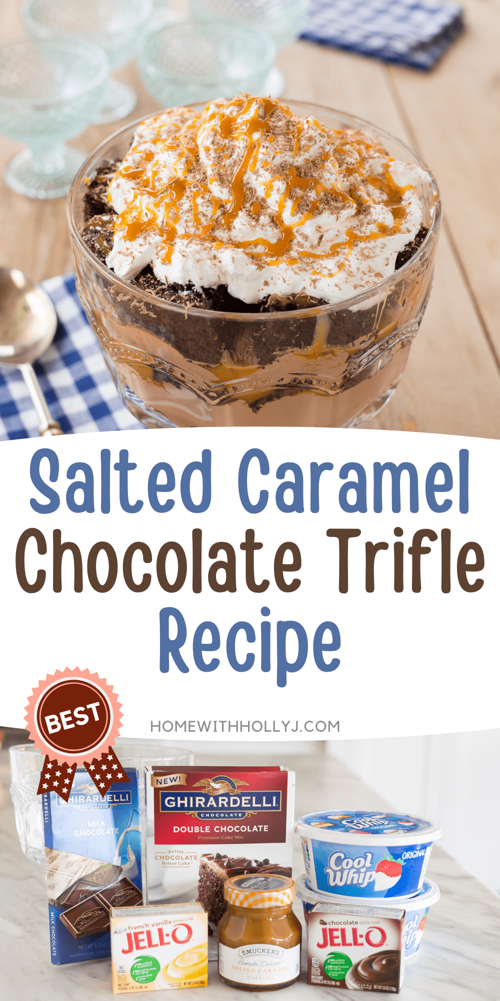 Satisfy your sweet tooth with this delicious and easy to make salted caramel chocolate trifle recipe. Follow our simple instructions here.