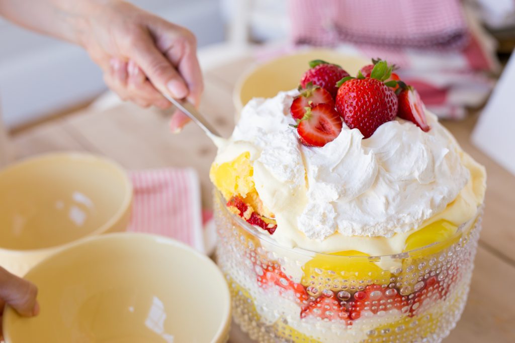 Looking for a simple and delicious dessert recipe to wow your guests? Try our easy, crowd-pleasing Strawberry Lemon Trifle Recipe.