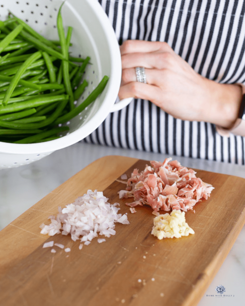 Green Beans with Pancetta