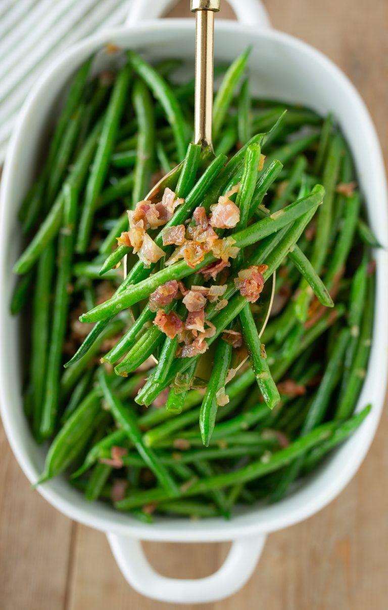 Green Beans with Pancetta Recipe Home With Holly J