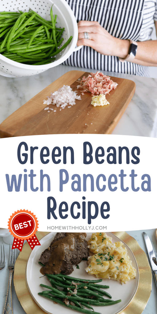 Green Beans with Pancetta Recipe