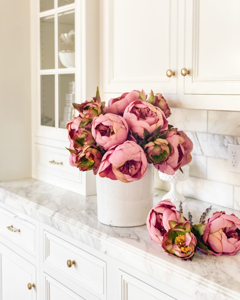 Create a Mauve Peony Floral Arrangement - Home With Holly J