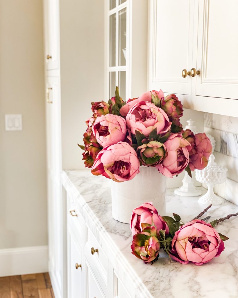 Create a Mauve Peony Floral Arrangement - Home With Holly J