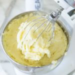 making mashed potatoes in a stand mixer