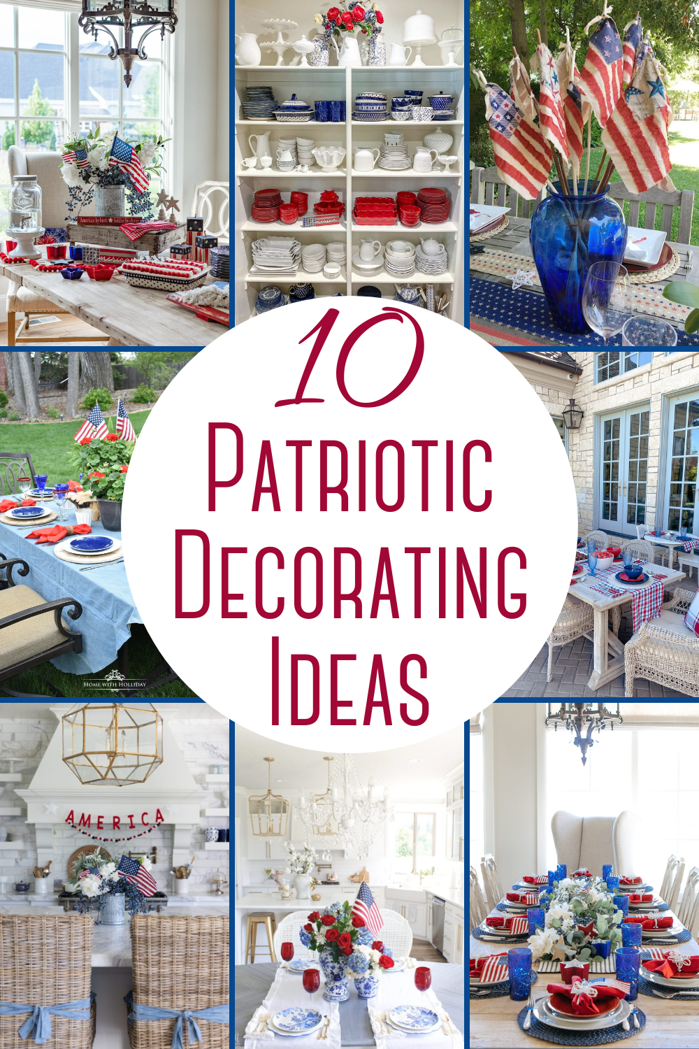 Looking for patriotic decorating ideas to add some flair to your home this summer? Check out these creative and festive ideas.
