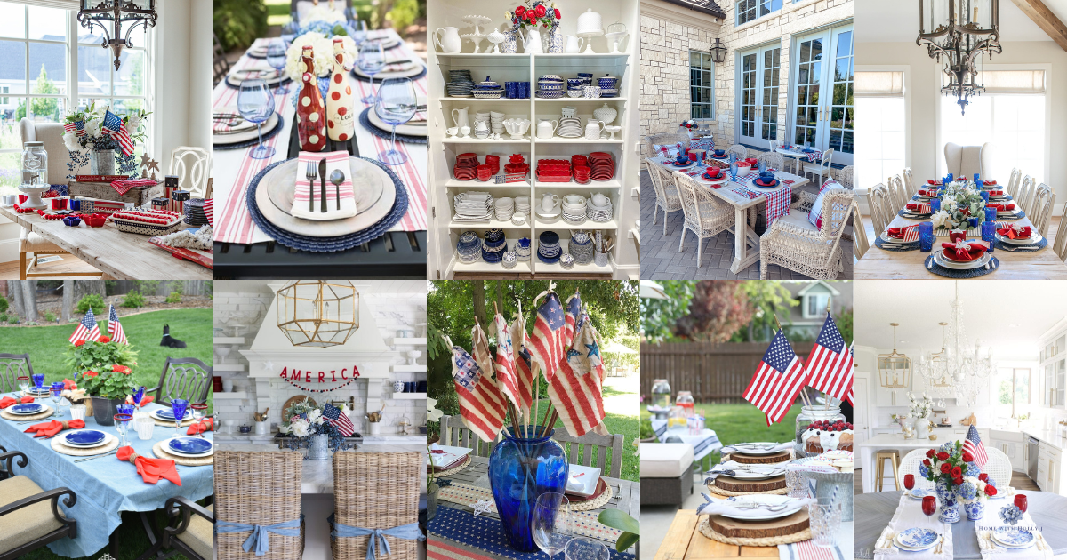 Easy Patriotic Decorating Ideas - Home With Holly J