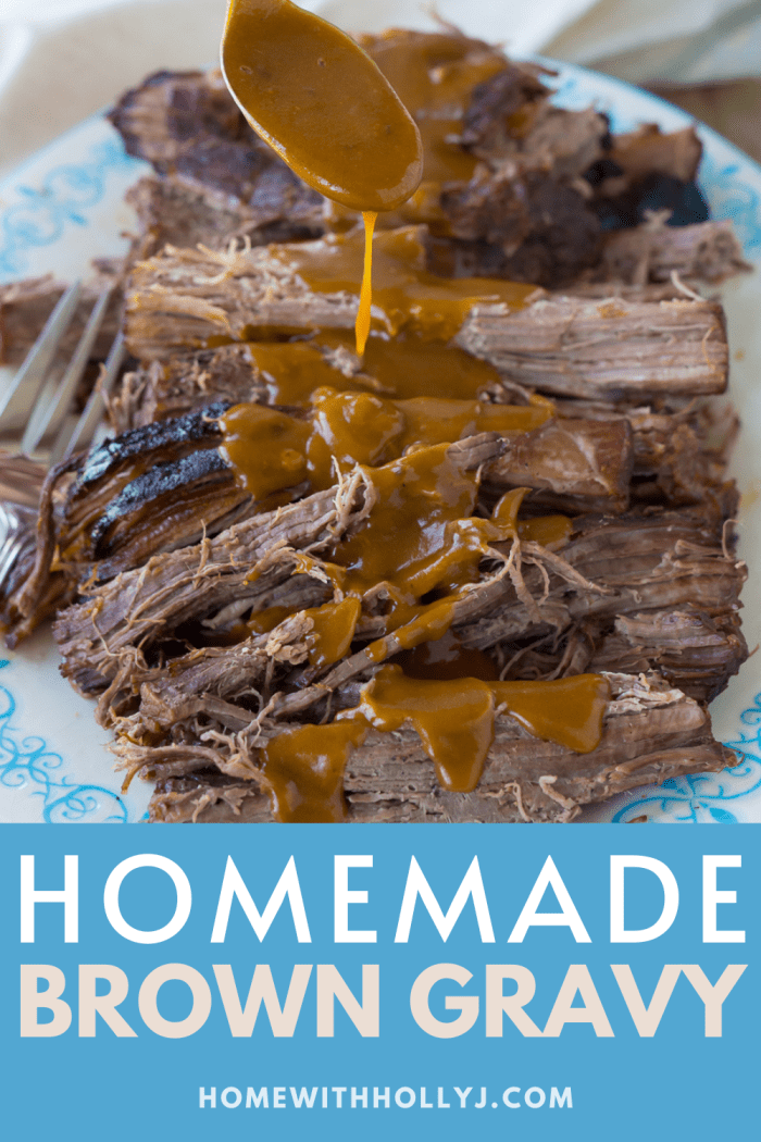 Homemade Brown Gravy Recipe Home With Holly J