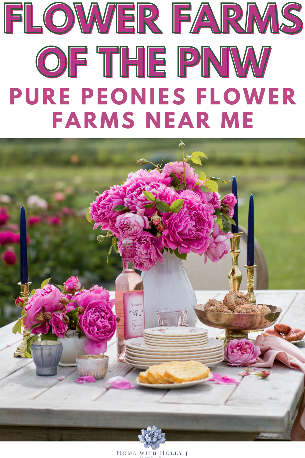 Pure Peony Flower Farms Near Me In PNW Home With Holly J