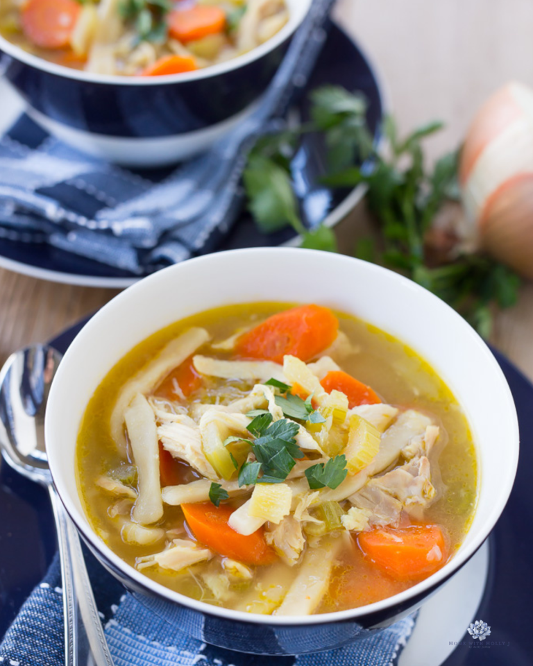 homemade chicken soup
