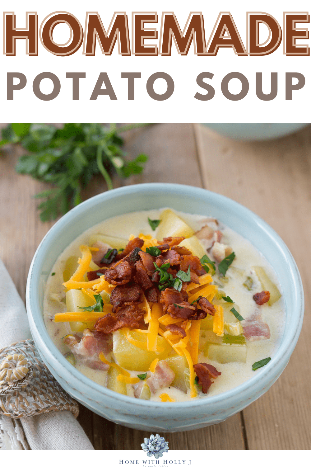 Indulge in a comforting bowl of homemade potato soup with our delicious recipe that is sure to please. Get the recipe here.