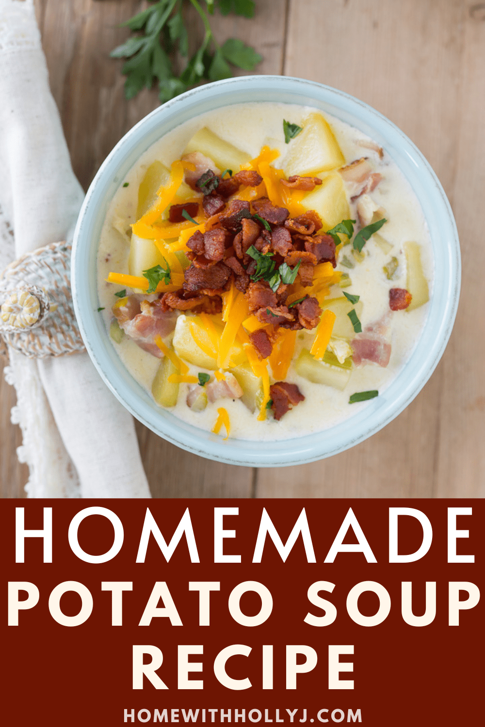 Indulge in a comforting bowl of homemade potato soup with our delicious recipe that is sure to please. Get the recipe here.