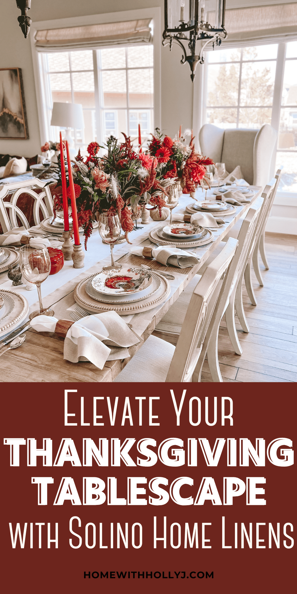 Elevate your Thanksgiving Tablescape with Solino Home Linens - Home ...