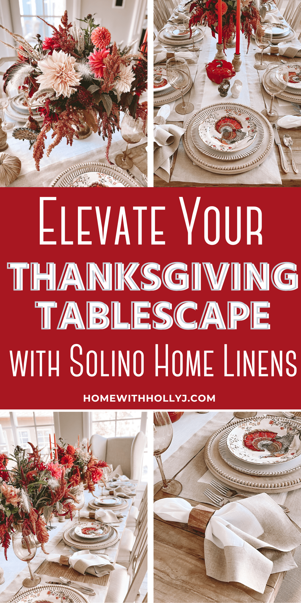 Set the mood for your Thanksgiving celebration with Solino Home's stunning linens, turning an ordinary table into a visual masterpiece. Learn more.