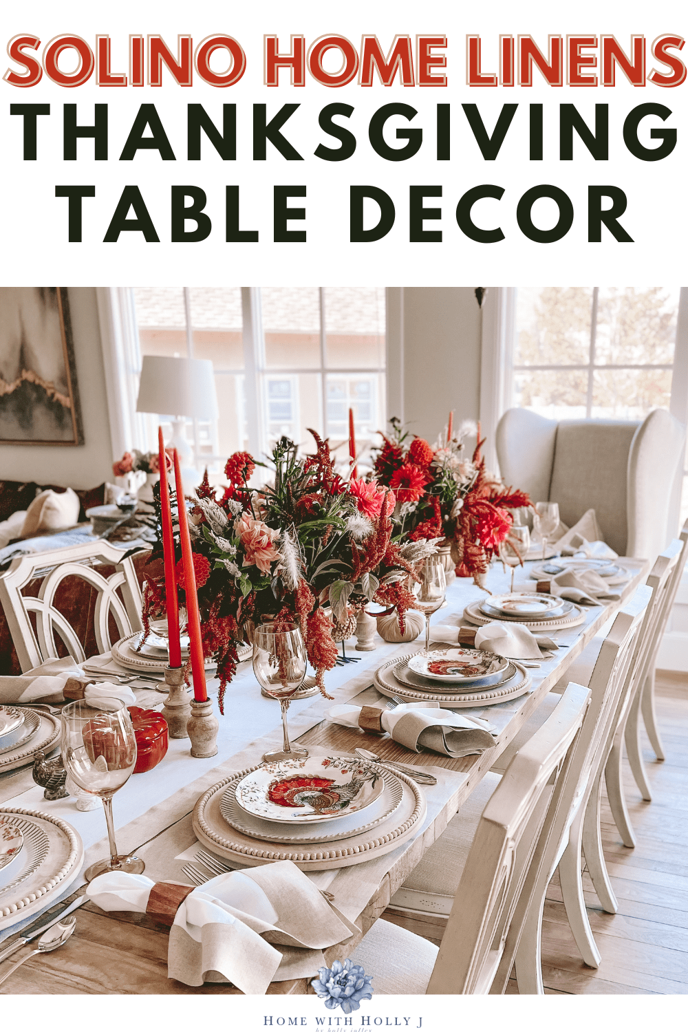 Set the mood for your Thanksgiving celebration with Solino Home's stunning linens, turning an ordinary table into a visual masterpiece. Learn more.